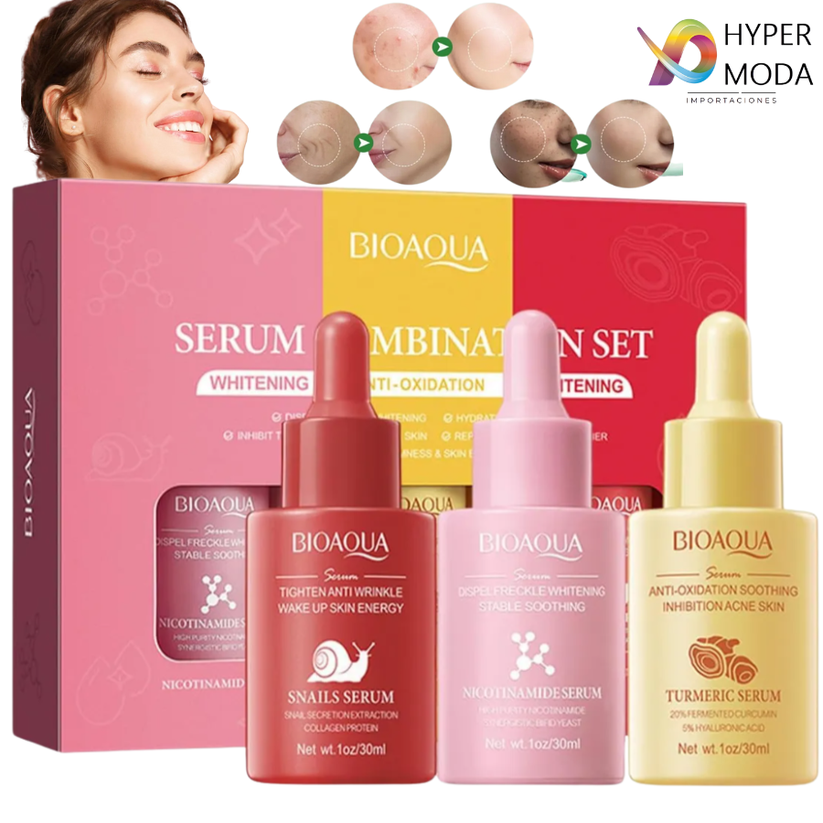 Kit 3 Serum Antiedad Hidratante