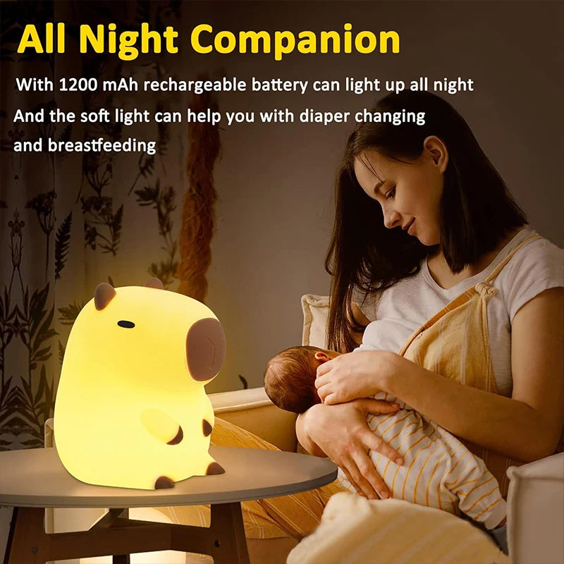 Lámpara Capibara Nocturna Infantil  