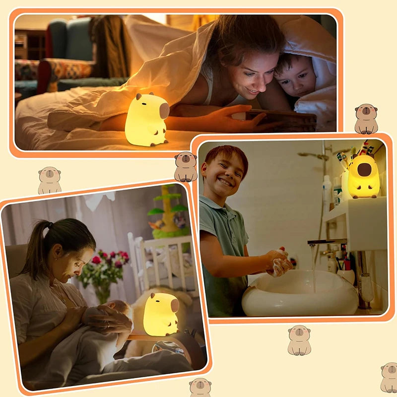 Lámpara Capibara Nocturna Infantil